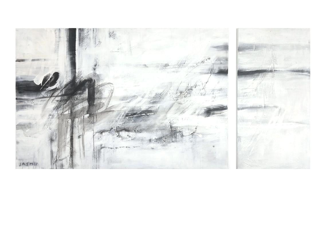 'Black Lines 7. Diptych'..
